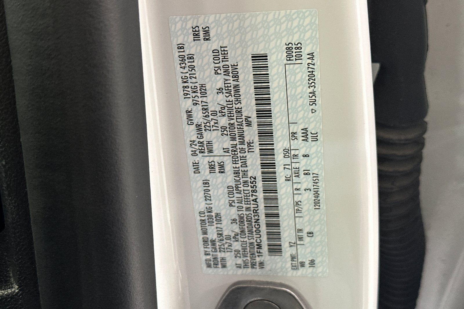 2024 Ford Escape Active
