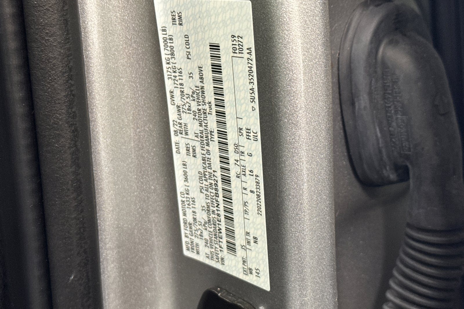 2022 Ford F-150 Tremor