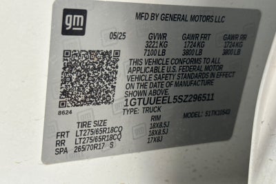 2025 GMC Sierra 1500 AT4 4x4