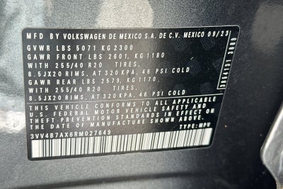 2024 Volkswagen Tiguan 2.0T SEL R-Line
