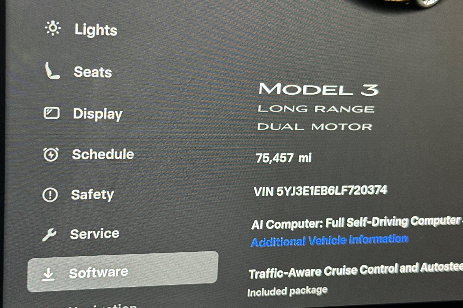 2020 Tesla Model 3 Long Range