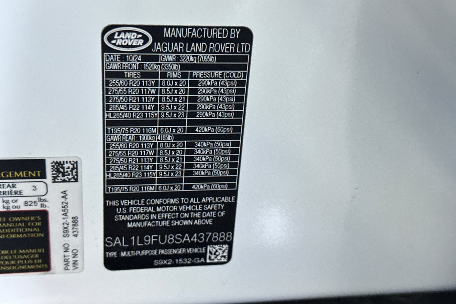 2025 Land Rover Range Rover Sport Dynamic SE