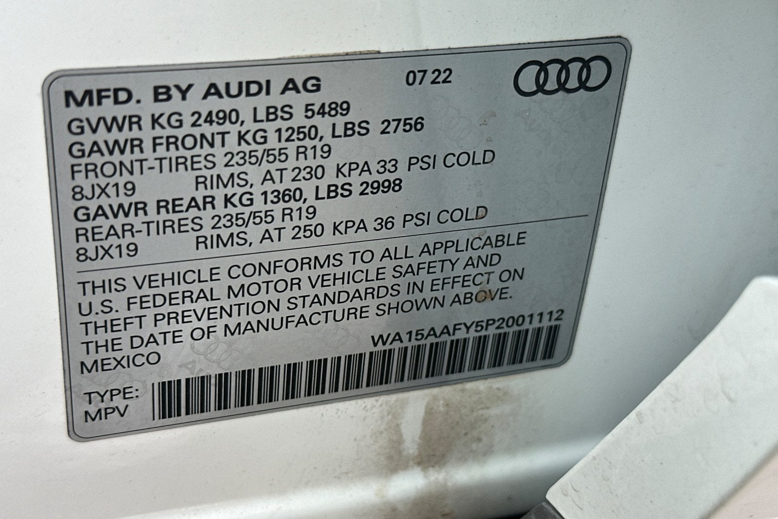 2023 Audi Q5 Sportback 45 S line Premium Plus quattro